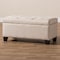Baxton Studio Michaela Modern Beige Upholstered Storage Ottoman 146-8347 - alternate 8